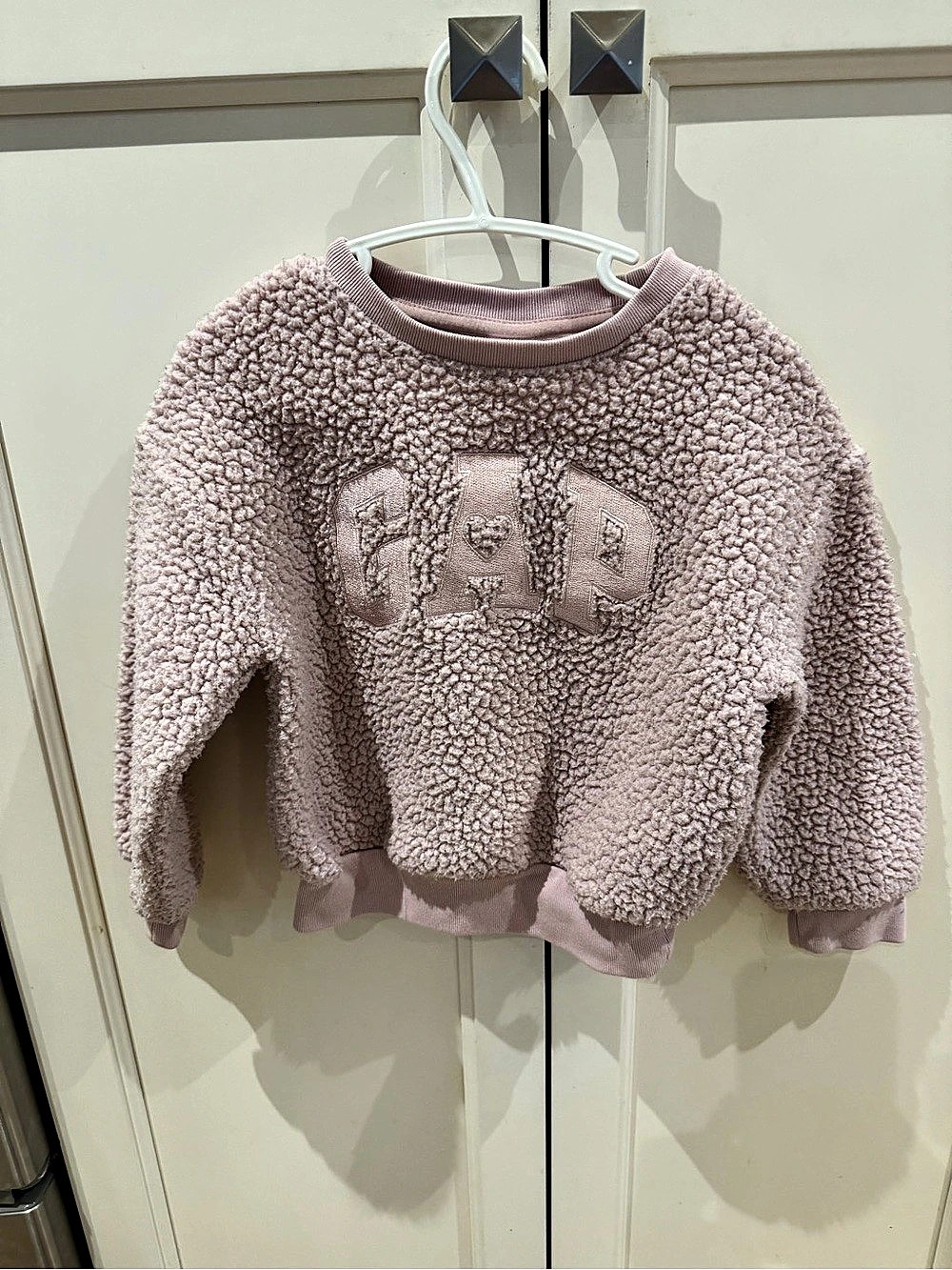 GAP Baby 4t Pink Sherpa Sweatshirt